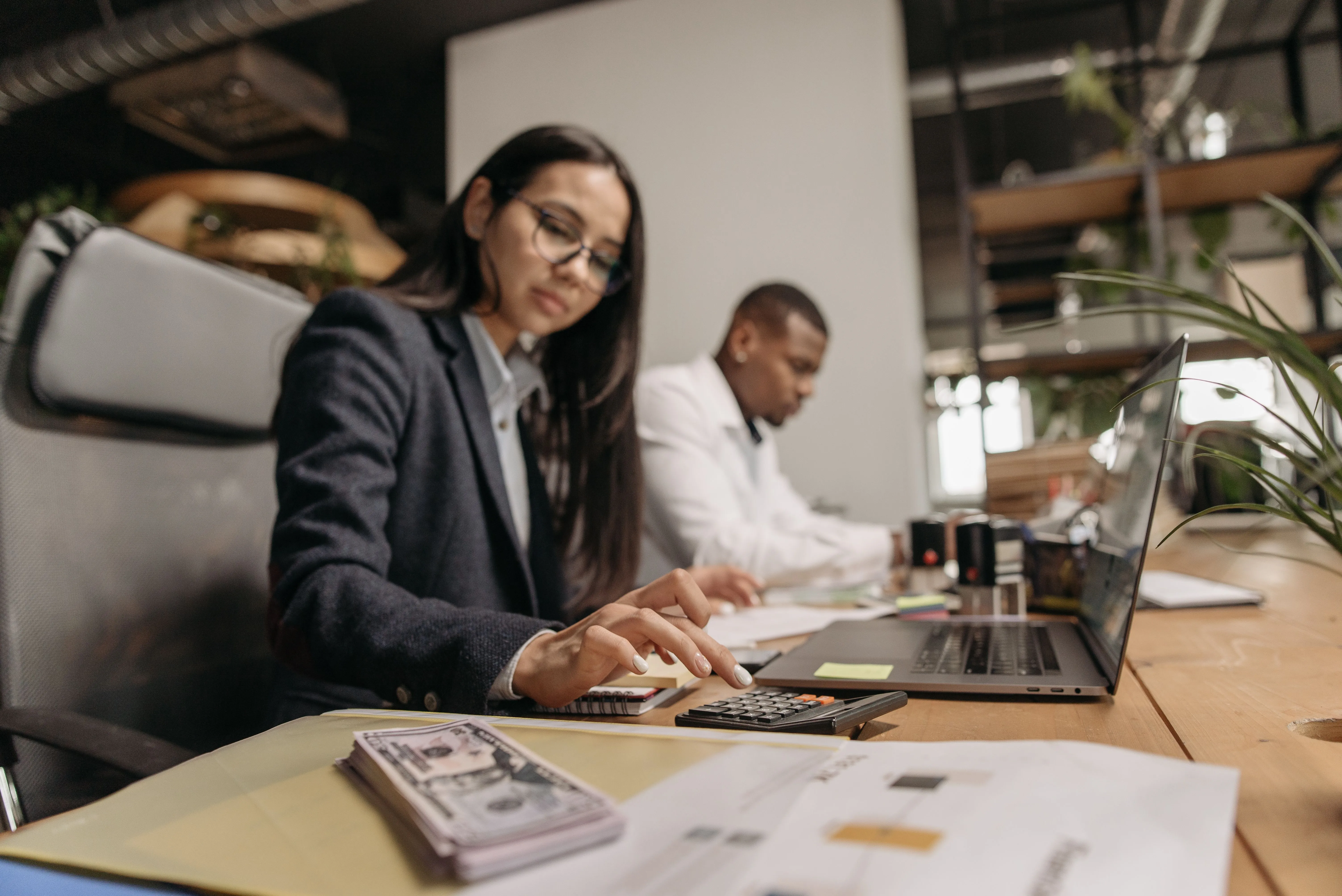 Accounting and payroll services illustration